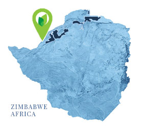 Map of Zimbabwe